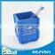 High quality printing personalized pvc desk pen holder