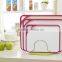 Plastic New Material New Design Coloful Classification Cutting Board Set Double Thickness Chopping Board
