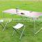 1.8m lengthening outdoor portable aluminum suitcase foldable table