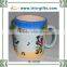 hand painted ceramic souvenir mug JAMAICA rasta design