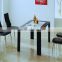 2015 black glass dining table