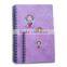daily planner diary notebook spiral notebook with different sizes plastic cover notebook