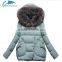 Winter Jacket Women Long Fur Hooded Winter Coat Women Cotton Padded jackets