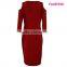 Wholesale Red Fat Size Women Fancy Party Dress For Lady