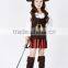 Halloween party cosplay costume children fancy dress costume girl pirate child costume