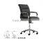 Black leather office furniture chair GZH-SJ1012