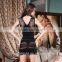 luxury latest sexy chiffon lingerie dress