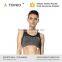 TOPKO women padded elastic band sexy yoga sports bra fitness cross back yoga tank top yoga bra