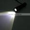 1W powerful led with 2D batteries Zoom flashlight with color ring