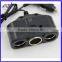 12V auto Car cigarette lighter plug with 3 power socket