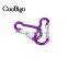 Colorful Aluminum Spring Carabiner Snap Hook Hanger Keychain Hiking Camping #FLQ186-5C(Mix-s)