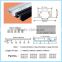 Recessed single phase 3 wires track for track rail item type