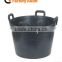 Large Four Handles recycled Tyre rubber baskets