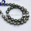 black pearls necklace tahiti natural saltwater pearl 8-10mm