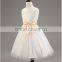 Lastest wholesale elegant girls chiffon party hand embroidery dresses TR-WS31