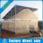 Professional solar high tunnel hot galvanized steel green houses for agriculture
