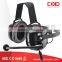 Heavy Duty Headset With Quick Disconnect Jack Adjustable Gooseneck Boom Mic