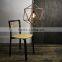 polygon cage shape rattan pendant lamp