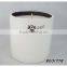 In cement jar pot haxapod control wax candles used in outdoor party