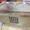 Hot sale stainless steel double flat round pan fried ice cream rolled machine