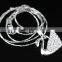 18k austrian crystal swan pendant wedding necklace