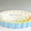 hand painting custom printed stoneware plate, new design ceramic plate