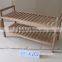 unqiue design unfinished FSC&SA8000 wooden shoe rack