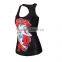 Red Hair Girl 3D Graphic Printed Women Casual Vest Camisole Top