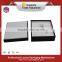 2 doors opening perfume case customized wood perfume boxes