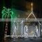 LED Jesus born Christmas motif lights, 3.5m height