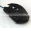 Led crack backlit gaming mouse seven color