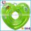 pvc inflatable infant swim neck float ring, inflatable baby swim neck collar ring
