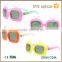 2016 New model goggle-box shape baby sunglasses funny silicon sunglasses
