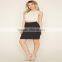 Custom sexy short sleeve ladies fashion dress women dress