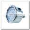 High quality crimped ring all stainless steel back entry pressure gauge