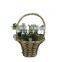 Corn leaf rope 3 pcs Basket set with handle 10"-12-14"