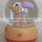 Hot sale eco-friendly cheap bear memorial souvenir snow globes for sale