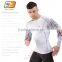 High quality woman body short/long sleeve sublimation compression shirts for running custom
