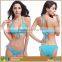 Women's Spandex Nylon Swimsuit Crochet Strappy Bikini Sets In Stock