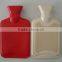500-2000ml naturally rubber hot water bottle with cover