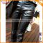 High quality fashion sex women Leather Pants wholesale black