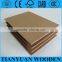 Dark brown hardboard 4x8 with smooth surface and rough back