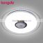 Bluetooth Speaker Dimmable CCT Changing RGB 40W Starry Sky Round LED Ceiling Lamp with APP