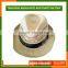 Best-Selling Promotional Men's Fedora Straw Cowboy Hat
