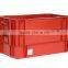 650*400*230mm Plastic 180 Degree Stack Nest Container