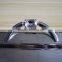 Stainless steel food safety large serving tray serving tray with crystal diamond