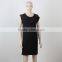 black t-shirt dress slim dress guangzhou women clothes manufacture