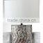 wholesale home design seashell table lamps with mosaic vase lampstand and white drum fabric shade