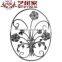 2016 Standard Wrought Iron Ornamental Fence Accessories Flower/Leaves Steel Art Parts