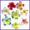Elegant Hawaiian Foam Frangipani Plumeria Flower Hair Clips